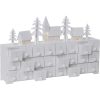 Inomhusdekoration Yuletide Vit Star Trading Ved – miniature 1