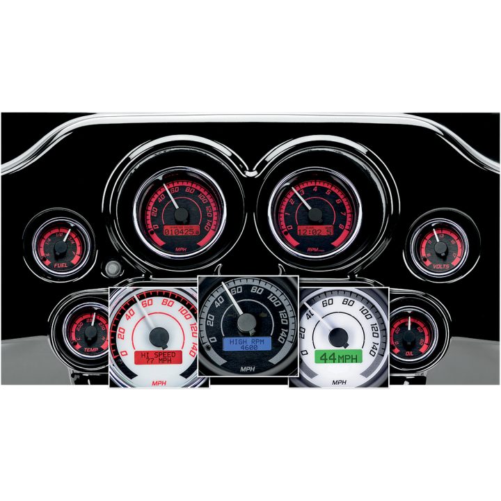 Instrumentpanel MVX-8K Series Sort Grå Krom DAKOTA DIGITAL – billede 3