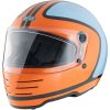 Integralhjälm M62 Hondo Orange Blå Simpson – miniature 1