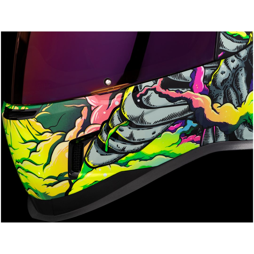 Integralhjelm Airframe Hippydipy Lilla ICON XXL – billede 4