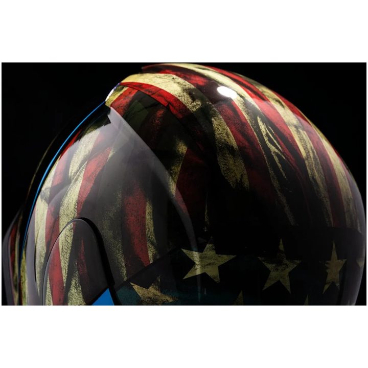 Integralhjelm Airframe Old Glory Grå ICON XS – billede 12