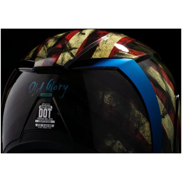 Integralhjelm Airframe Old Glory ICON Small – billede 13