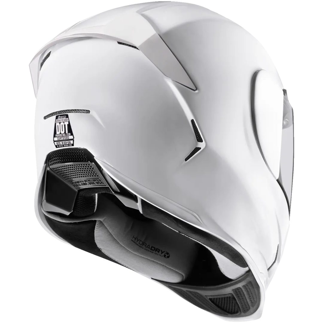 Integralhjelm Airframe Pro Solid Hvid Blank ICON XS – billede 3