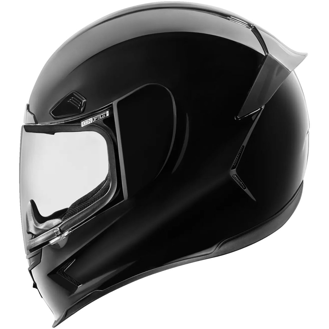 Integralhjelm Airframe Pro Solid Sort Blank ICON XS – billede 2