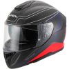 Integralhjelm Carbon Assen Hvid Rød Blå Mat APEX s – miniature 4