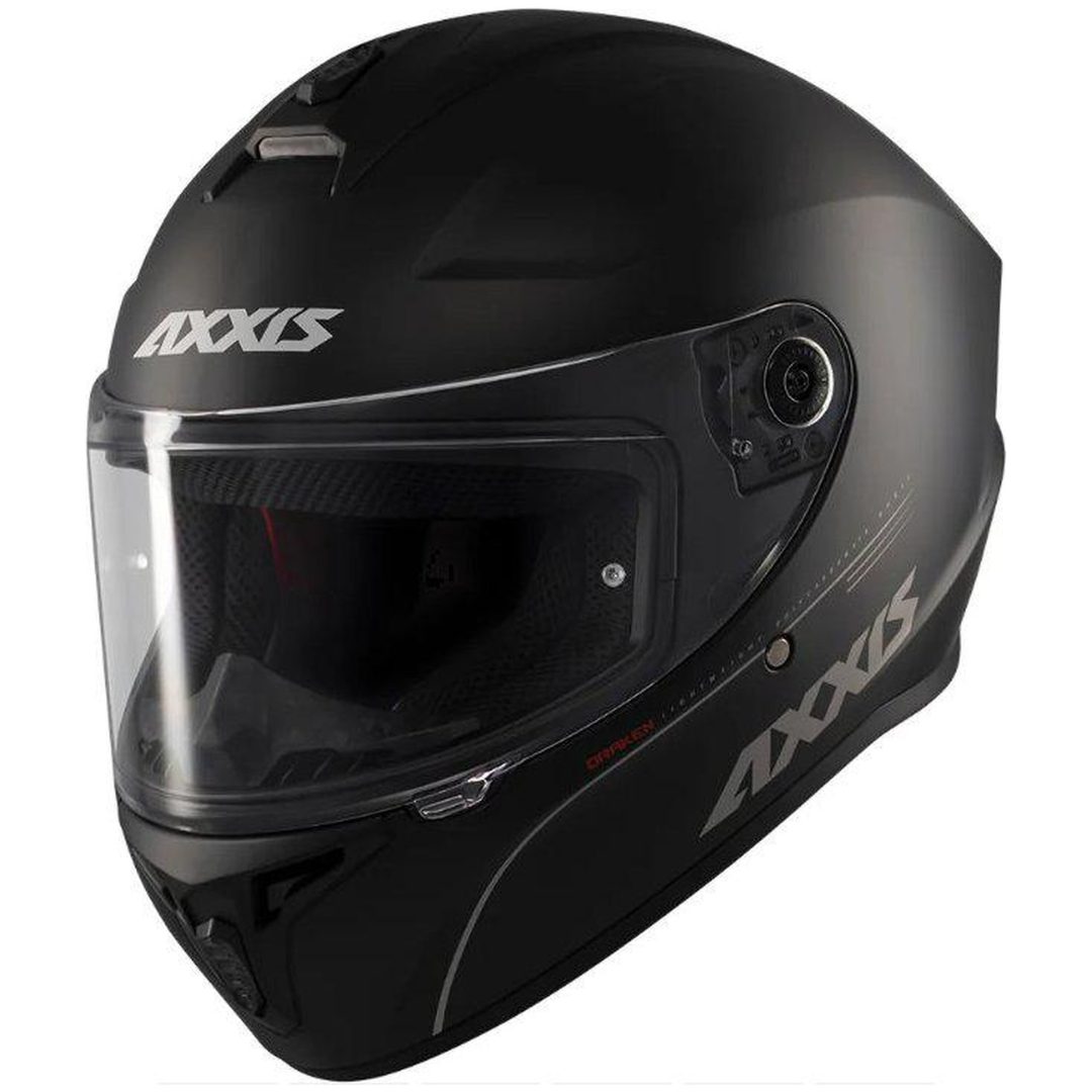 Integralhjelm Draken Sort Mat AXXIS XS