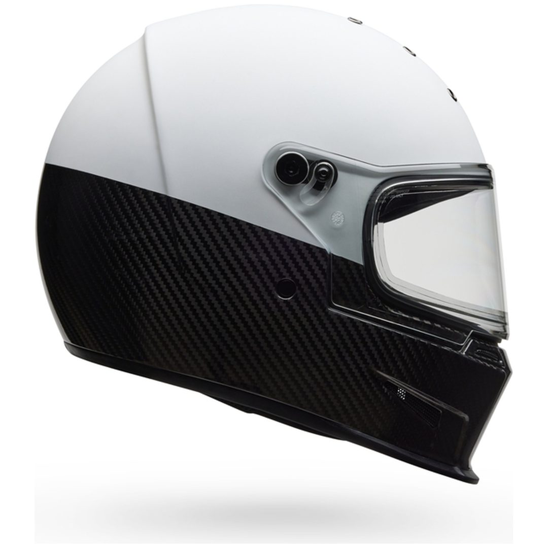 Integralhjelm Eliminator Carbon Diverge Mat/Blank Hvid/Sort BELL s – billede 3