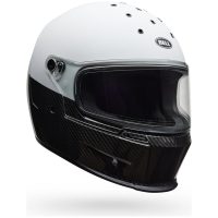 Integralhjelm Eliminator Carbon Diverge Mat/Blank Hvid/Sort BELL