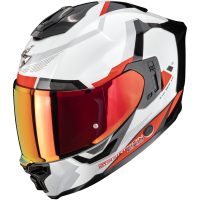Integralhjelm EXO-1500 AIR Arena Hvid/Rød Scorpion