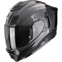 Integralhjelm EXO-1500 CARBON AIR Solid Sort Scorpion
