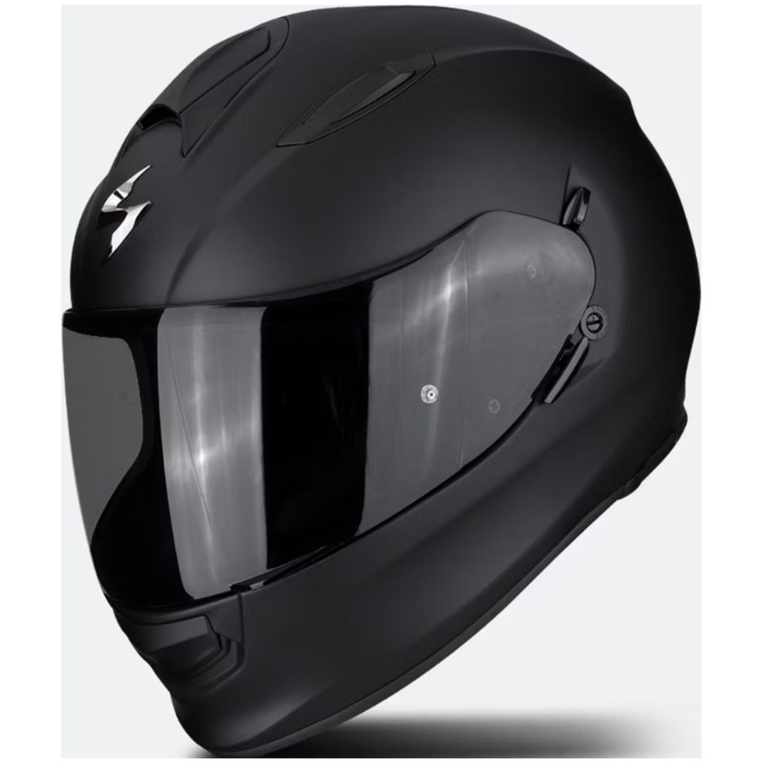 Integralhjelm EXO-491 Solid Sort Scorpion XS