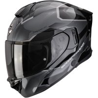 Integralhjelm EXO-530 AIR CLIP Sølv/Sort Scorpion