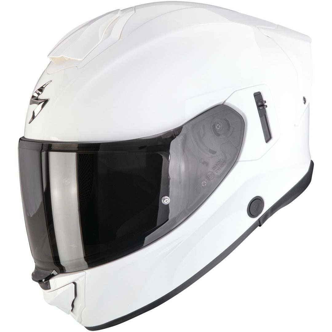 Integralhjelm EXO-530 AIR Solid Hvid Scorpion