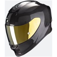 Integralhjelm EXO- CARBON Solid Sort Scorpion