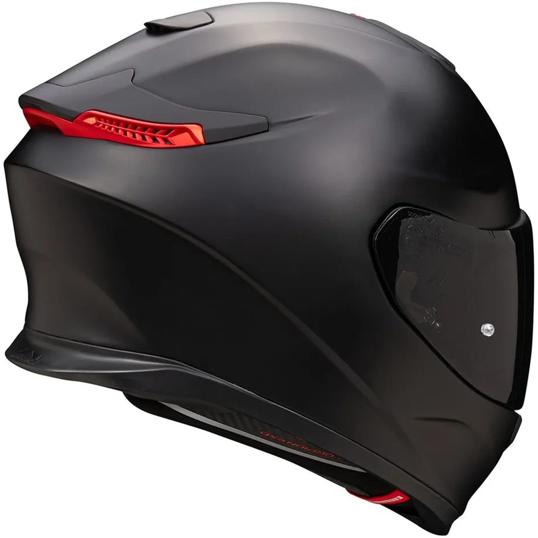 Integralhjelm EXO-GT SP Air Mat Sort/Rød Scorpion M – billede 3