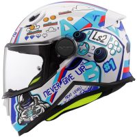 Integralhjelm FF812 Hvid LS2