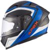 Integralhjelm FI100 Valencia Blå Hvid Sort APEX XS – miniature 2