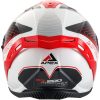 Integralhjelm FI200 Madrid Hvid Rød APEX M – miniature 2