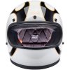 Integralhjelm Gringo Hvid/Blå Flammer BILTWELL Small – miniature 6