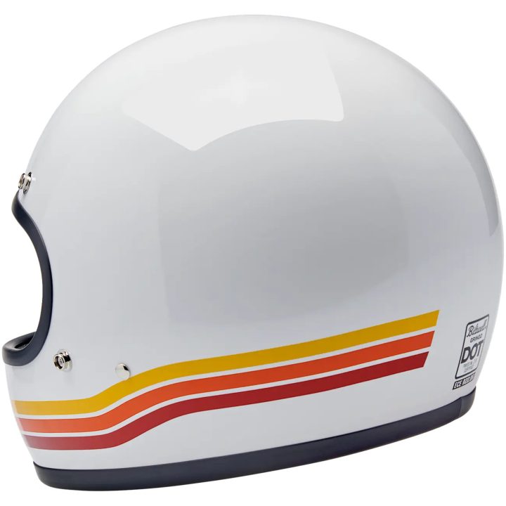 Integralhjelm Gringo Sunset Spectrum Orange Hvid BILTWELL – billede 7