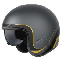 Integralhjelm Hornet C12 Matgrå Gul AXXIS