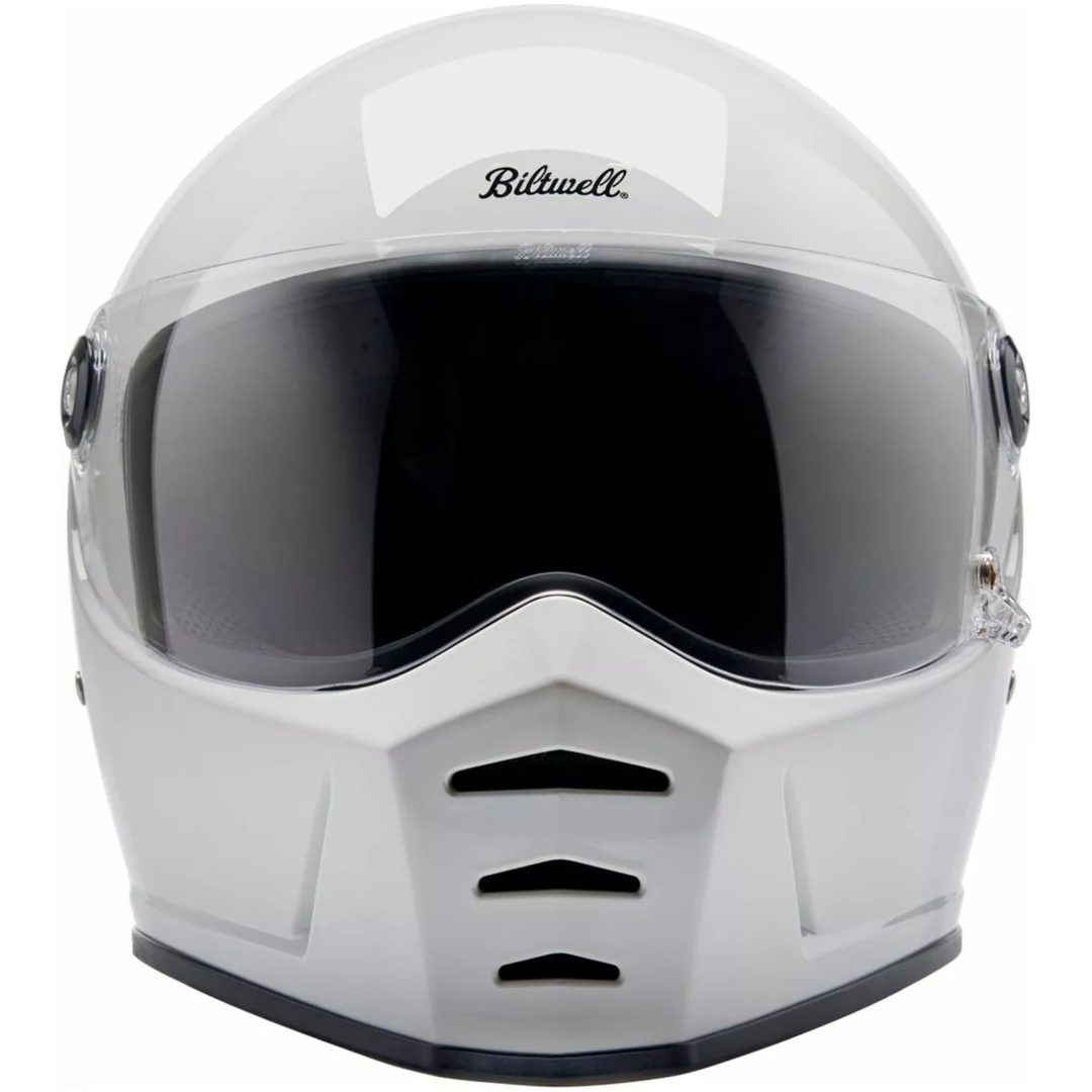 Integralhjelm Lane Splitter Hvid BILTWELL – billede 2