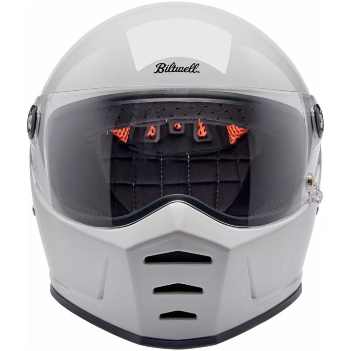 Integralhjelm Lane Splitter Hvid BILTWELL – billede 3