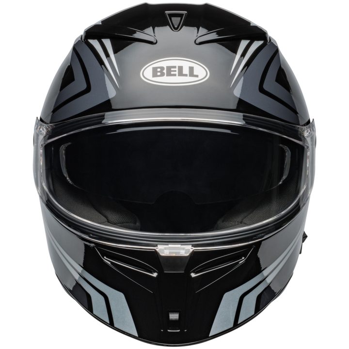Integralhjelm Lithium Jetstream Gloss Sort/sølv BELL Small – billede 3