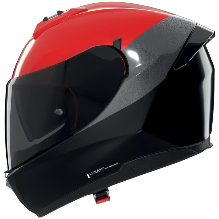 Integralhjelm N60-6 Verniciatura Speciale Sort Rød Antracit Blank NOLAN L – billede 2