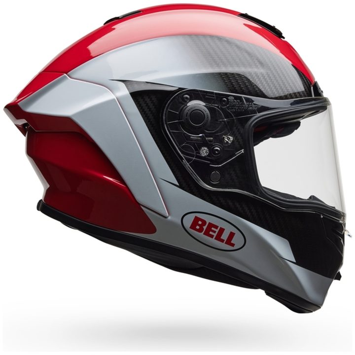 Integralhjelm Race Star Dlx Flex Corsa Rød/hvid BELL M – billede 2