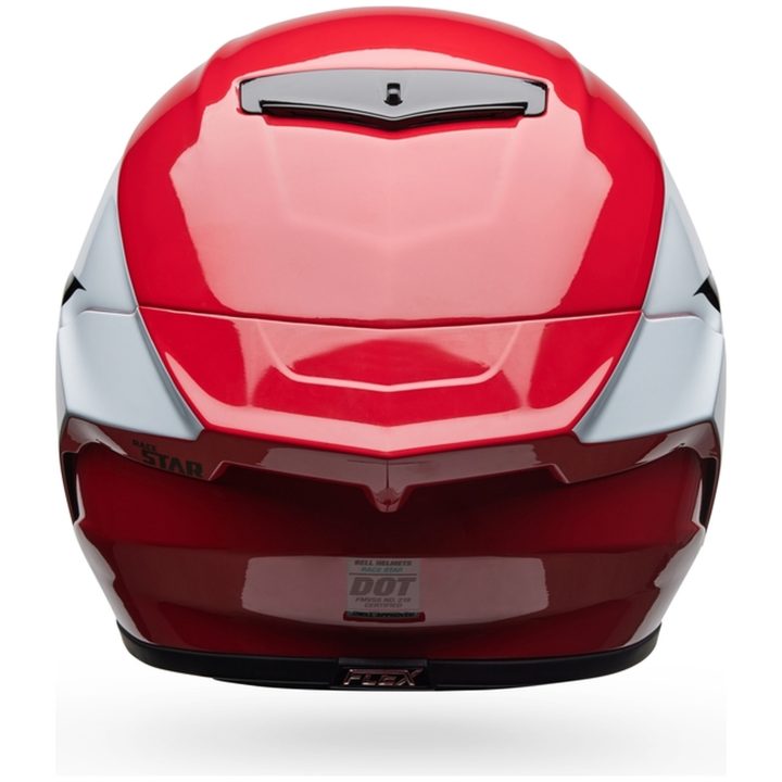 Integralhjelm Race Star Dlx Flex Corsa Rød/hvid BELL M – billede 4