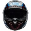 Integralhjelm Race Star Dlx Flex Xenon Blank Rød/sølv/sort/neongul BELL s – miniature 3