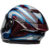 Integralhjelm Race Star Dlx Flex Xenon Blank Rød/sølv/sort/neongul BELL s – miniature 4