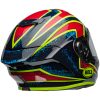Integralhjelm Race Star Dlx Flex Xenon Blank Rød/sølv/sort/neongul BELL s – miniature 7