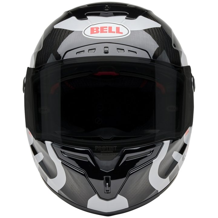 Integralhjelm Race Star Dlx Hello Cousteau Equidae Mat Glans Sort/grå/hvid BELL Small – billede 3