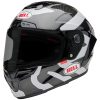 Integralhjelm Race Star Dlx Hello Cousteau Equidae Mat Glans Sort/grå/hvid BELL Small – miniature 1