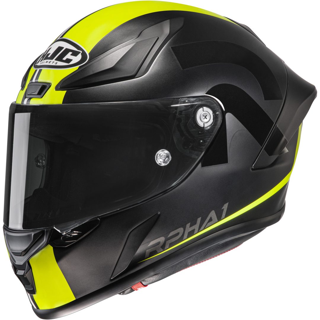 Integralhjelm RPHA 1 Senin Sort/Gul HJC s