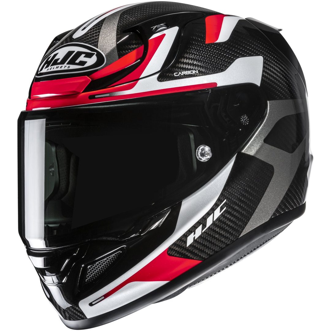 Integralhjelm RPHA 12 Carbon Xentra Sort/Rød HJC s