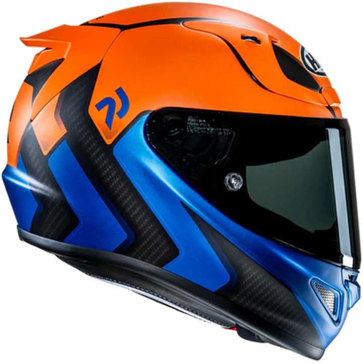 Integralhjelm RPHA 12 Kos Orange/Blå/Sort HJC M – billede 2