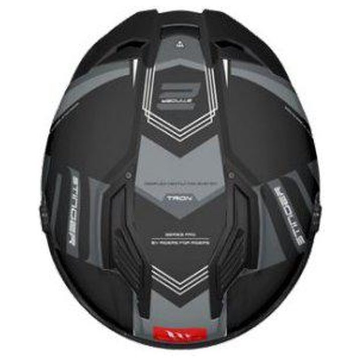 Integralhjelm Stinger 2 B12 Blank Sort Grå MT XS – billede 3