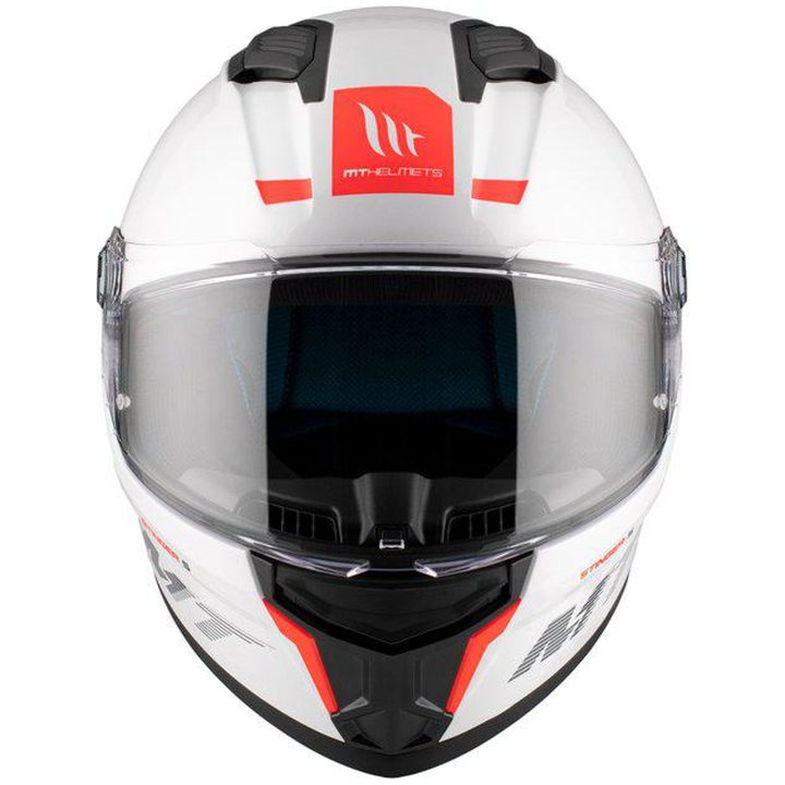 Integralhjelm Stinger 2 Perlehvid MT XS – billede 4