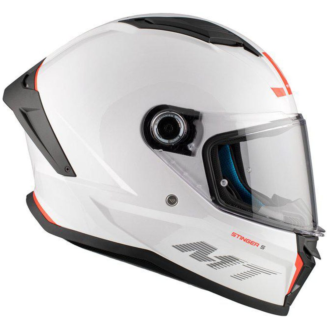 Integralhjelm Stinger 2 Perlehvid MT XS – billede 5