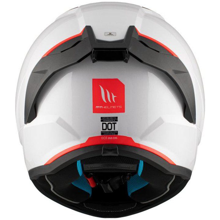 Integralhjelm Stinger 2 Perlehvid MT XS – billede 7