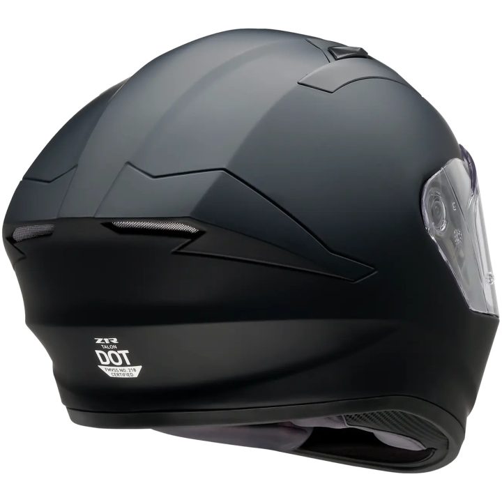 Integralhjelm Talon Sort Mat Z1R – billede 3