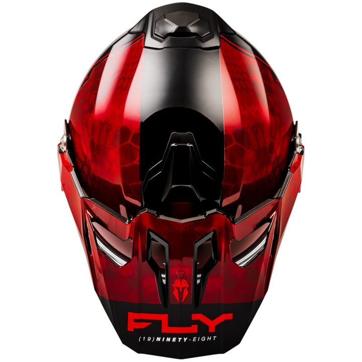 Integralhjelm Trekker Krypyek Conceal Rød/sort FLY RACING L – billede 3