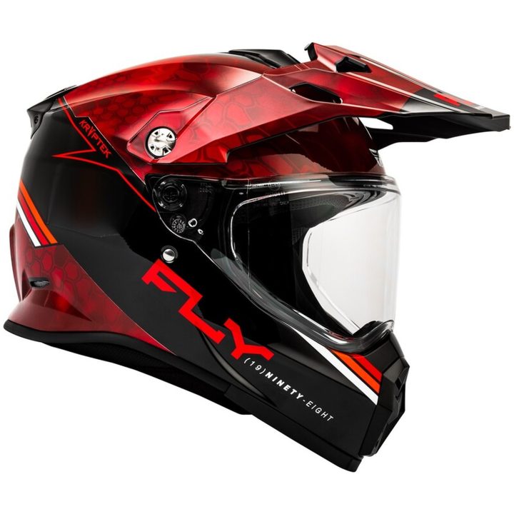 Integralhjelm Trekker Krypyek Conceal Rød/sort FLY RACING s – billede 5