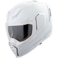 Integralhjelm Ultraflite Solid Hvid Blank ICON