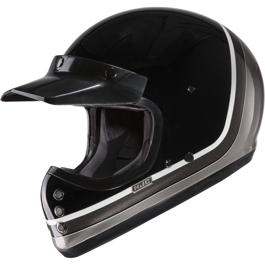 Integralhjelm V60 Scoby Sort/Grå HJC s – billede 2
