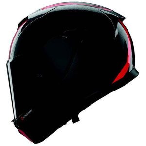 Integralhjelm X-904 Ultra Carbon Gemini 352 Kulfiber Sort Rød Antracit Grå NOLAN
