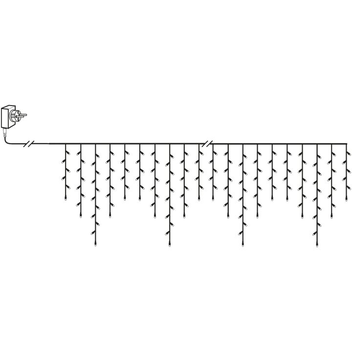 Istappsslynge Crispy Ice White Sort Star Trading 11.9 m – billede 3